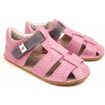EF barefoot sandálky růžová s šedou – Zboží Dáma