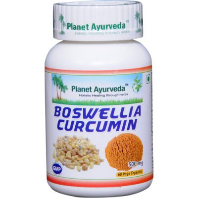 Planet Ayurveda Boswellia-Curcumin extrakt 10:1 500 mg 60 kapslí