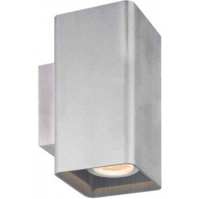 ACA Lighting LED venkovní nástěnné svítidlo EXTRUS 14W/230V/3000K/677Lm/2x37°/IP54, barva niklu – Hledejceny.cz