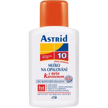 Astrid opalovací mléko s betakarotenem SPF10 200 ml