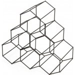 Compactor Stojan na víno pro 6 lahví,matná ocel,28x28x14,5 cm RAN8663 – Zbozi.Blesk.cz