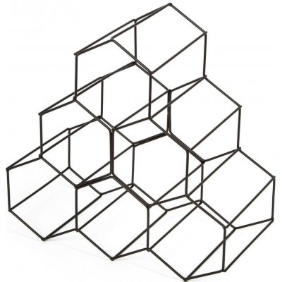 Compactor Stojan na víno pro 6 lahví,matná ocel,28x28x14,5 cm RAN8663 – Zbozi.Blesk.cz