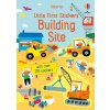 Dětská samolepka Usborne Publishing Little First Stickers Building site