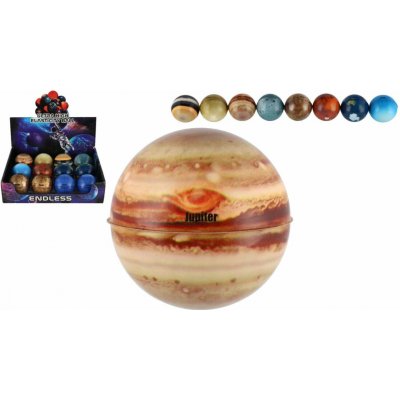 Míček extrémně skákací planety pěnový 6cm mix druhů 12 ks v boxu – Zboží Mobilmania