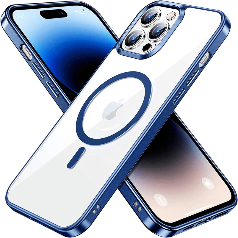 Pouzdro SES MagSafe Apple iPhone 12 - tmavě modré