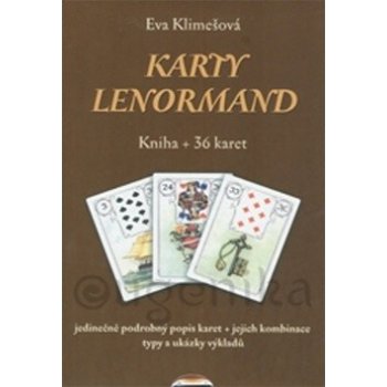 Karty Lenormand -- Kniha + 36 karet - Klimešová Eva