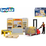 Bruder 62251 bworld DHL shop s paletovým vozíkem – Zbozi.Blesk.cz