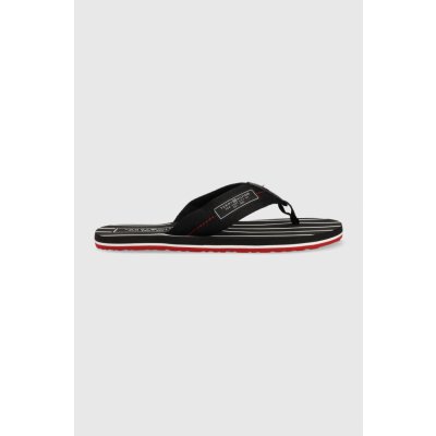 Tommy Hilfiger Žabky PATCH HILFIGER BEACH SANDAL pánské černá – Zbozi.Blesk.cz