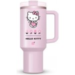 Eppe Pyramid Hello Kitty cestovní termohrnek s brčkem 1200 ml – Zboží Mobilmania