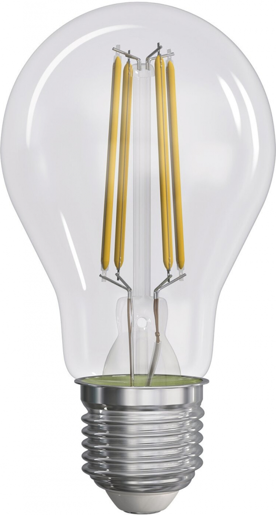 Emos LED žárovka Filament A60 8,5W E27 teplá bílá, stmívatelná od 99 Kč -  Heureka.cz