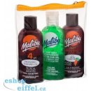 Malibu Sun Travel suchý olej na opalování SPF15 100 ml + suchý olej na opalování SPF10 100 ml + gel po opalování Aloe Vera 100 ml dárková sada