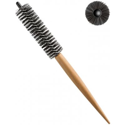 Xanitalia kartáč na vlasy štětinový XAN tenký průměr 26 mm, dřevěná špičatá ručka – Zboží Dáma