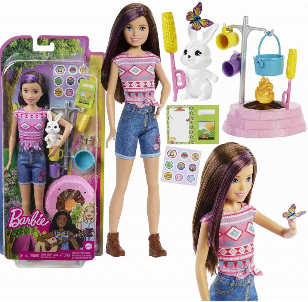 Barbie DreamHouse Adventure kempující sestra se zvířátkem Skipper™ od 379  Kč - Heureka.cz