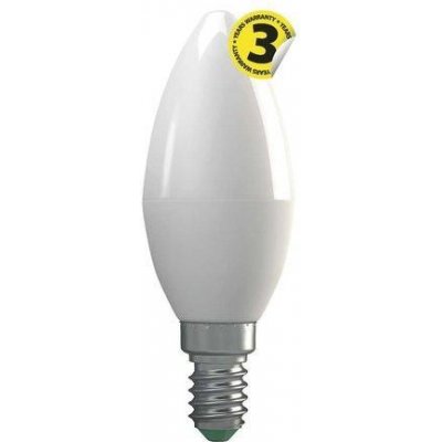 Emos LED žárovka CANDLE, 4W/30W E14, NW neutrální bílá, 330 lm, Classic, F