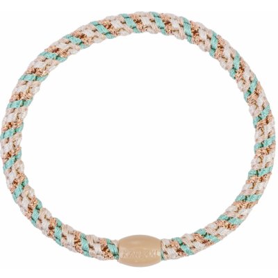 KKNEKKI Gumička do vlasů Kknekki Slim mix Turkish Glitter, béžová barva, textil – Zboží Dáma