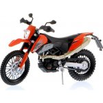 Welly Motocykl KTM 690 Enduro model oranžový 1:18 – Zboží Mobilmania