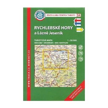 Soubor map 54 Rychlebské hory a Lázně Jeseník 1 : 50 000