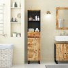 Koupelnový nábytek Nábytek XL Koupelnová skříňka 38 x 33 x 160 cm masivní mangovníkové dřevo