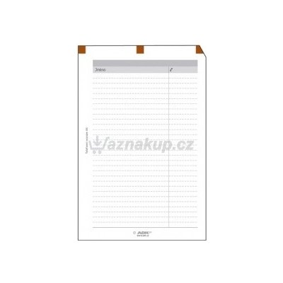 ADK náplň do diáře A7 telefonní seznam formulář – Sleviste.cz