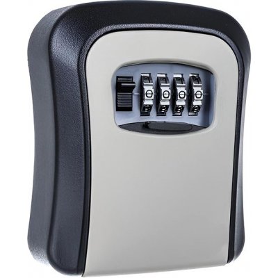 Verk 01882 Bezpečnostní schránka na klíče s kódovým zámkem, šedočerná