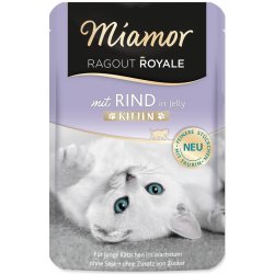 Finnern Miamor Ragout Royale Kitten hovězí 100 g