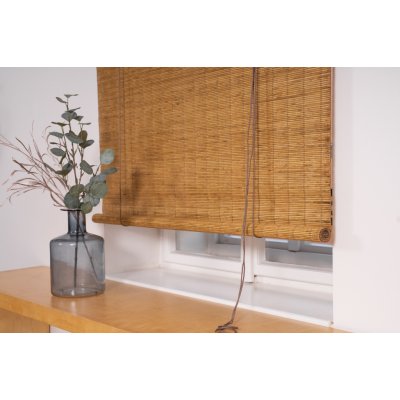 Vingo Dřevěná roleta do interiéru – světle hnědá 120 x 150 cm – Zboží Mobilmania