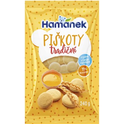 Hamánek Piškoty tradiční 240 g – Zboží Dáma