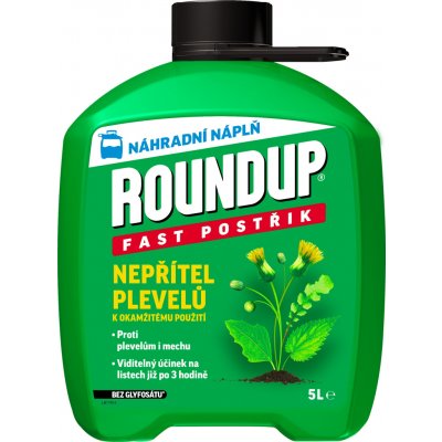 ROUNDUP Herbicid FAST náhradní náplň bez glyfosátu 5 l – Hledejceny.cz
