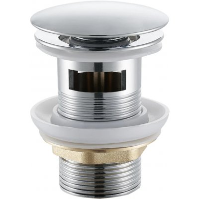Cerano Umyvadlová výpusť, 5/4“ click-clack s přepadem, chrom, CER-CC-CH-OF – Zboží Dáma