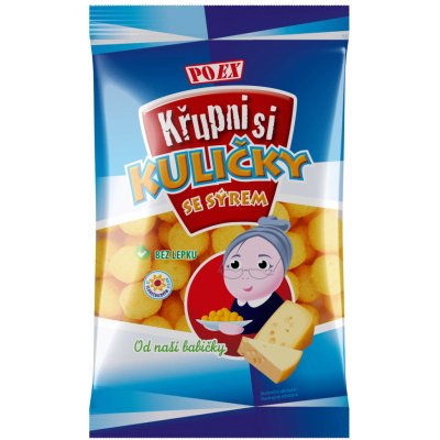 POEX Křupni si kuličky se sýrem bez lepku 120 g – Sleviste.cz