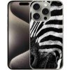 Pouzdro a kryt na mobilní telefon Apple mmCase Gelové iPhone 15 Pro - zebra