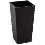 LAMELA květináč FINEZIA RATAN 25 x 25 cm černý – Zboží Mobilmania