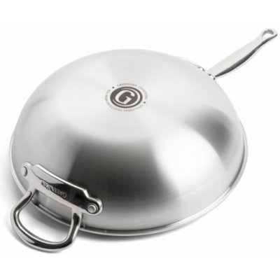 GreenPan Premiere Wok 30 cm Stainless Steel – Hledejceny.cz