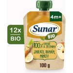 Sunar Bio kapsička Jablko banán mrkev 4m+ 100 g – Zboží Mobilmania