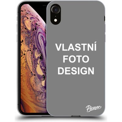 Pouzdro Picasee silikonový Apple iPhone XR - Vlastní design/motiv černé – Zbozi.Blesk.cz