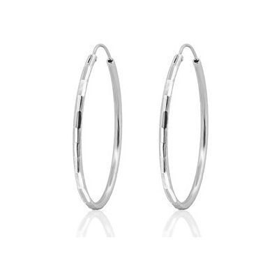 Nubis stříbrné náušnice kruhy NB-3042-35 – Zbozi.Blesk.cz