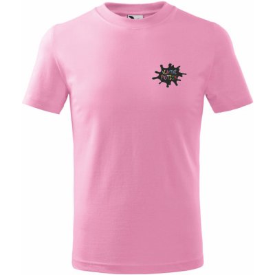dětské triko s vlastním potiskem levé prso růžová – Zboží Dáma