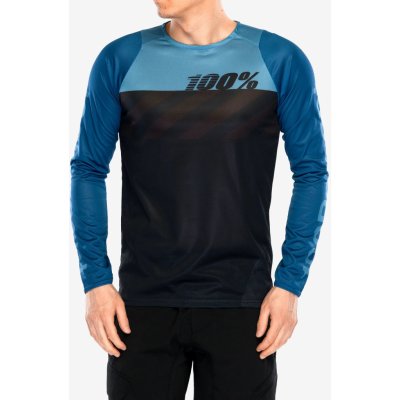 100% R-CORE s dlouhým rukávem black slate blue pánský – Zboží Mobilmania