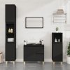 Koupelnový nábytek vidaXL černá 65 x 33 x 60 cm kompozitní dřevo