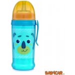 Canpol Babies láhev sportovní s nevylévací slámkou Hello Little zelená 350 ml – Zboží Dáma