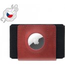 Fixed Kožená Tiny Wallet for AirTag z pravé hovězí kůže červená FIXWAT-STN2-RD