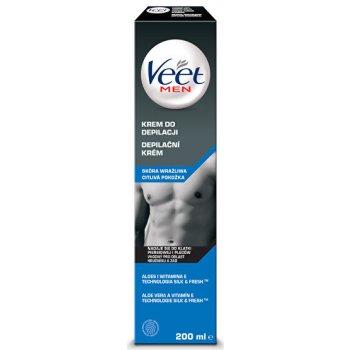 Veet Depilační krém pro muže pro citlivou pokožku Men Silk & Fresh 200 ml