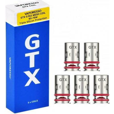 Vaporesso GTX MESH Coil New Version 0.15 ohm 5 ks – Hledejceny.cz