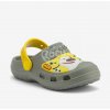 Dětské žabky a pantofle Coqui Maxi Talking Tom and Friends Mid. grey Yellow