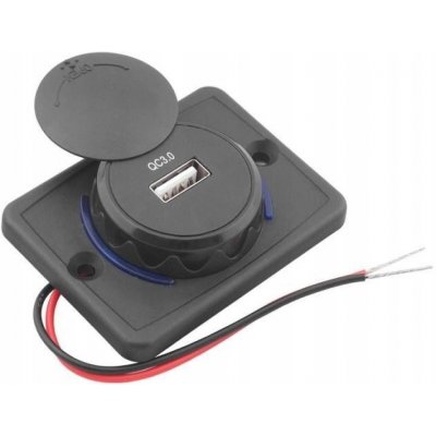 Univerzální nabíječka do auta pro montáž slim USB 3.0 12/24V 5V/3A 9V/2A 12V/1,5A, QUICK CHARG – Zboží Živě