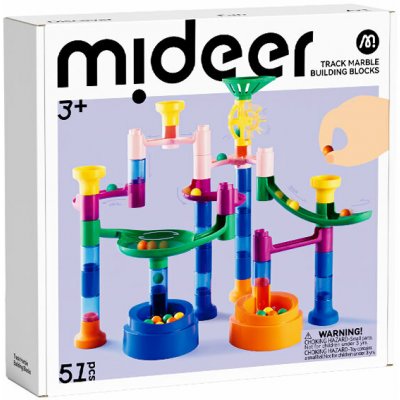 Mideer Kuličková dráha 51 ks – Zboží Dáma