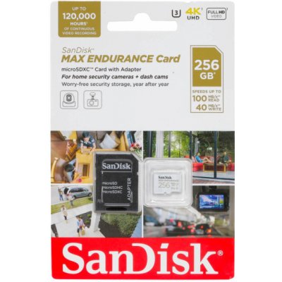 SanDisk microSDXC UHS-I 256 GB SDSQQVR-256G-GN6IA – Zboží Mobilmania