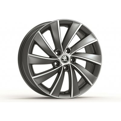 Škoda TURBINE 7,5x18 5x112 ET51 anthracite – Hledejceny.cz