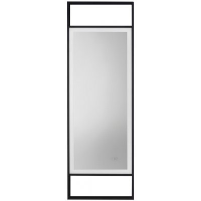 Nova Luce Černé závěsné zrcadlo s LED osvětlením Doul 120 x 40 cm – Hledejceny.cz