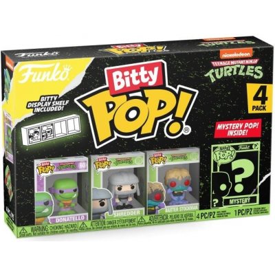 Funko Bitty POP! Želvy Ninja Donatello 4-pack – Zboží Mobilmania